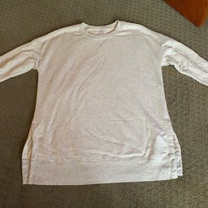 Medium grey over sized long sleeve